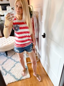 Heather Rose 4th of July tank