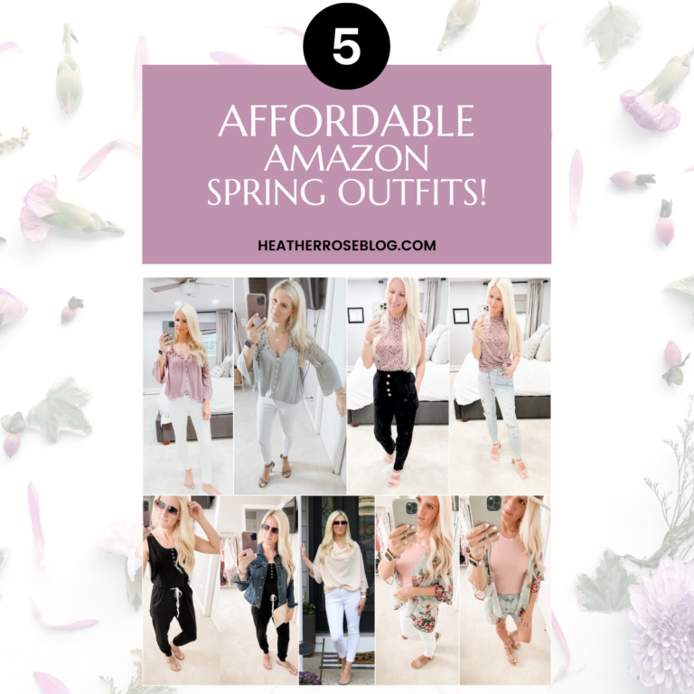 5 Affordable Spring outfits from Amazon