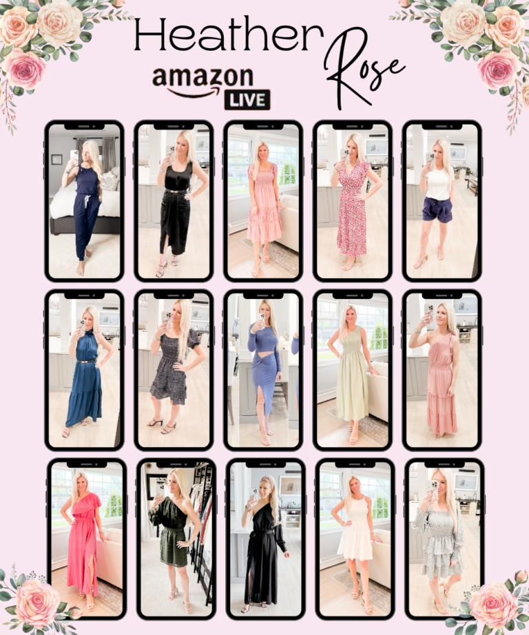 Heather Rose on Amazon Live 4.16.23