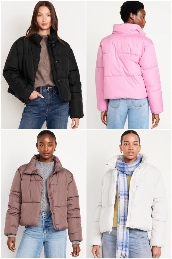 Women's puffer jackets