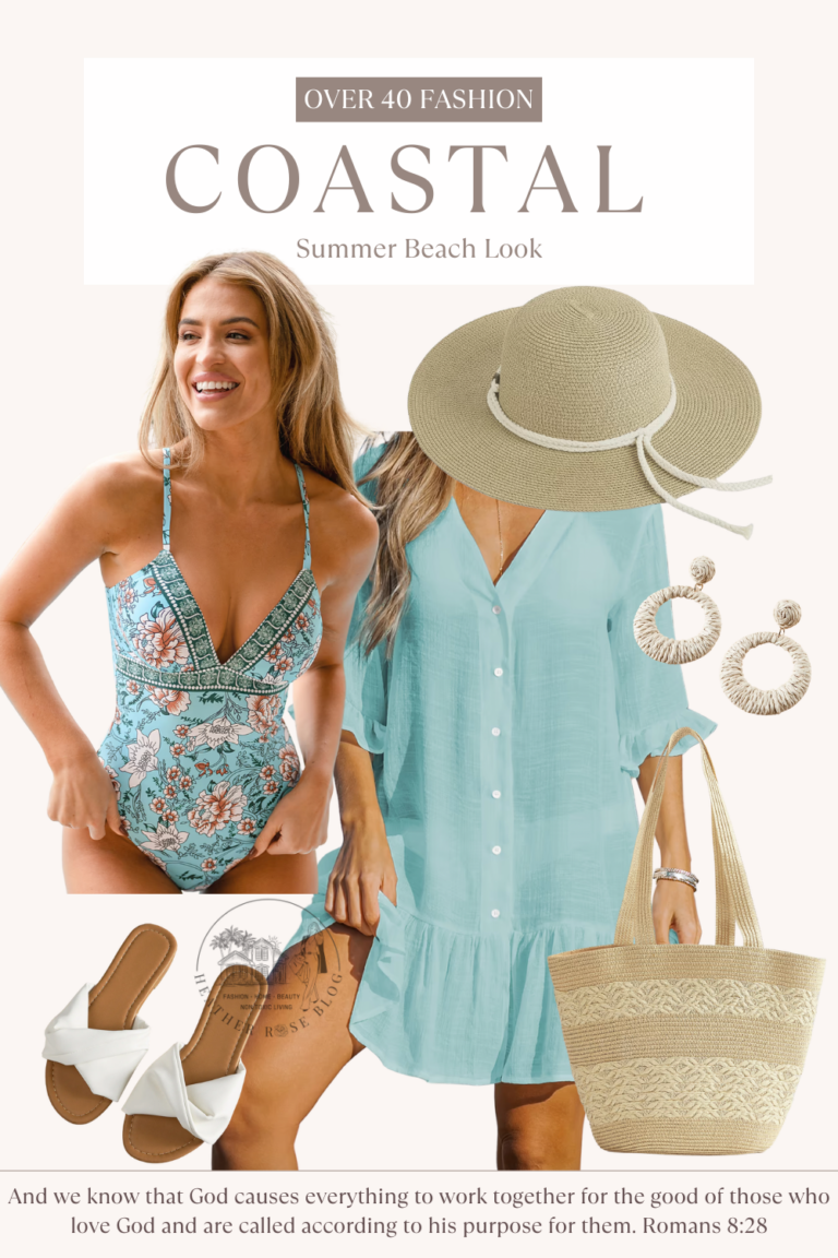 Effortless Style for Women Over 40: Coastal Summer Beach Outfit