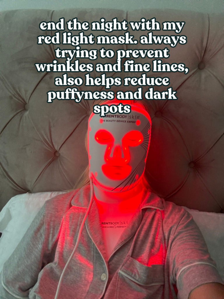 red light mask