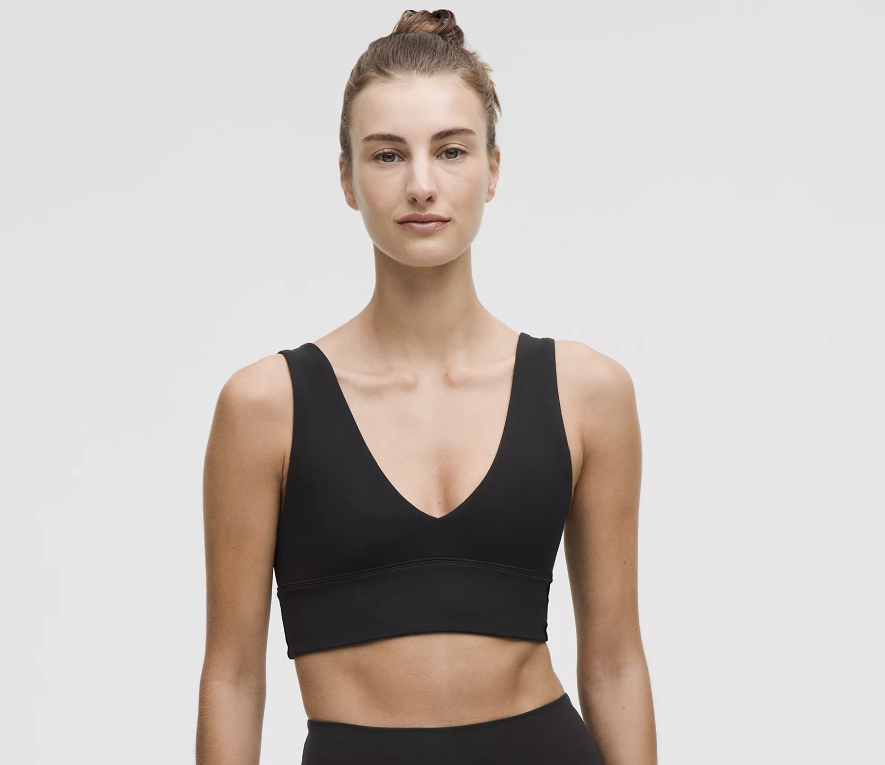 women in sports bra